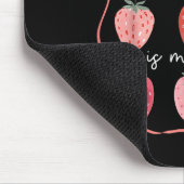 Attendance Is My Jam Office Staff Strawberry Coque マウスパッド (コーナー)