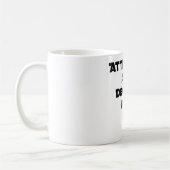 ATTENTION AUX DÉGÂTS DES OS - Jeux de mots コーヒーマグカップ (左)