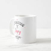 Attention ce papy est un bricoleur de genie コーヒーマグカップ (正面左)