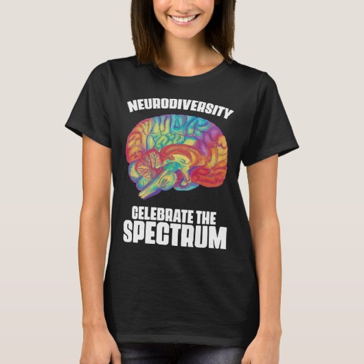 Attention Deficit Disorder Hyperactivity Neurodive Tシャツ (正面)