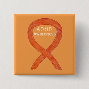 Attention Deficit Hyperactivity Disorder (ADHD)Pin 缶バッジ