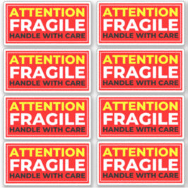 Attention Fragile Stickers (Handle with Care) シール