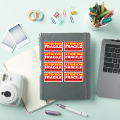 Attention Fragile Stickers (Handle with Care) シール (iPadカバー)