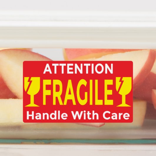 Attention Fragile Stickers – Handle With Care Ship ラベル (貼付)
