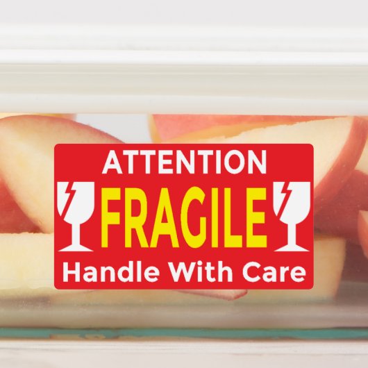 Attention Fragile Stickers – Handle With Care Ship ラベル (貼付)