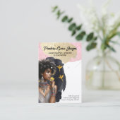 Attention-Grabbing Jewelry & Earring Display Card 名刺 (スタンド正面)