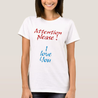Attention please tシャツ