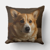 Attentive Corgi クッション (正面)