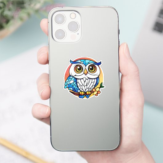 attentive owl シール (スマートフォン)