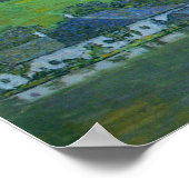 AtterseeでUnterachクリムト、ヴィンテージアールヌーボー ポスター (角)