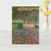 Attersee著邸宅、c.1914 カード (黄色い花)