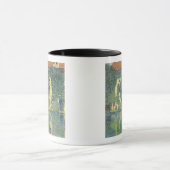 Attersee III 1910年のSchloss Kammer マグカップ (中央)