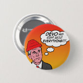 Atteryの南瓜のバッジ 缶バッジ (正面&裏面)