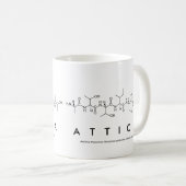 Atticaペプチド名mug コーヒーマグカップ (正面右)
