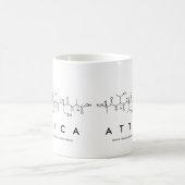 Atticaペプチド名mug コーヒーマグカップ (中央)