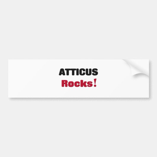 Atticusの石 バンパーステッカー (正面)