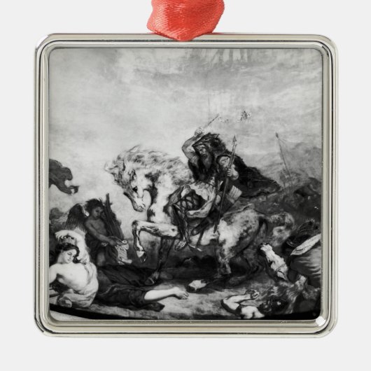 Attilaフン族および彼の大群 メタルオーナメント (正面)