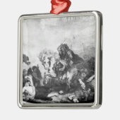 Attilaフン族および彼の大群 メタルオーナメント (左)