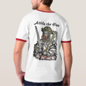 Attilaフン族のワイシャツ Tシャツ (裏面)