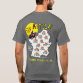 Attila "日曜日のフン族"旅行(人の暗闇) tシャツ (裏面)