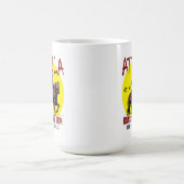 Attila "日曜日旅行のフン族"マグかガラス コーヒーマグカップ (中央)