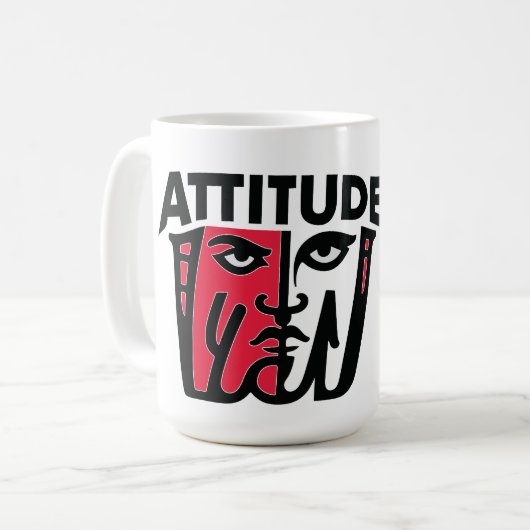 ATTITUDE Activated コーヒーマグカップ (正面左)
