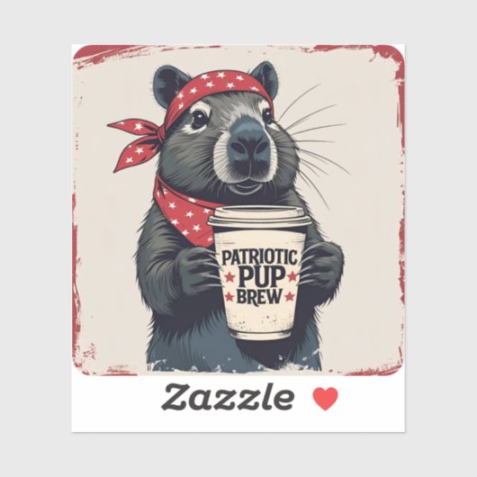 Attitude Capybara Sticker シール (シート)