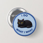 Attitude Cat 缶バッジ (正面&裏面)