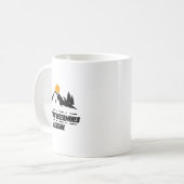 Attitude Determines Altitude, Motivation And Sitiv コーヒーマグカップ (正面左)