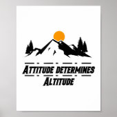 Attitude Determines Altitude, Motivation And Sitiv ポスター (正面)
