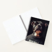 Attitude Dog in Sunglasses Notebook ノートブック (内部)