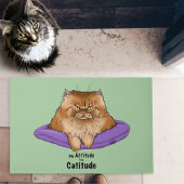 Attitude has Catitude ドアマット