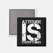 Attitude Is Everything - Insrational Quote Gift - マグネット (正面/裏面)