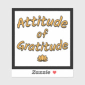 Attitude of Gratitude シール (シート)