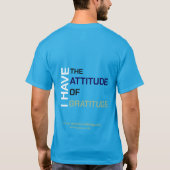 Attitude of Gratitude Tシャツ (裏面)