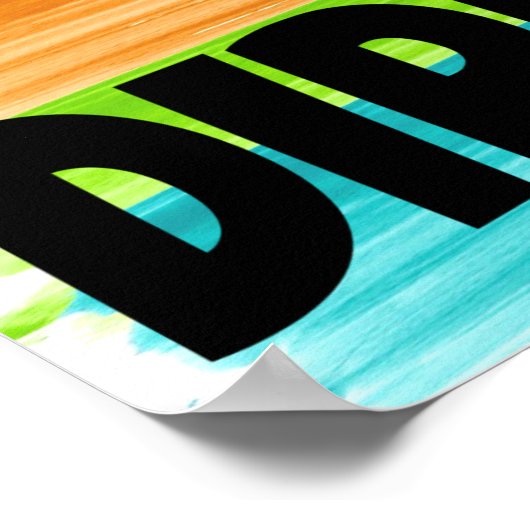 Attitude Will Determine Your Direction Poster ポスター (角)