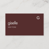 Attorney at Law Burgundy Gold QR Code 名刺 (正面)