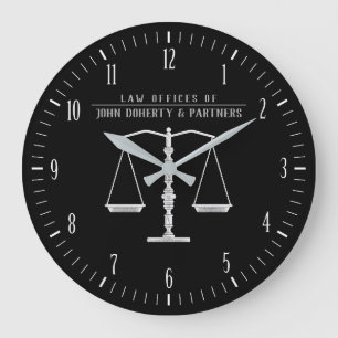 Attorney at Law   Law Office ラージ壁時計