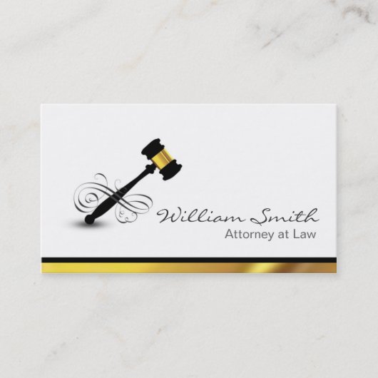 Attorney at Law / Lawyer 名刺 (正面)