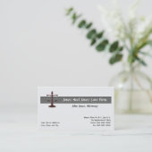Attorney At Law Lawyer Business Card 名刺 (スタンド正面)