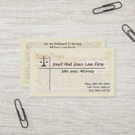 Attorney At Law Lawyer Business Card 名刺