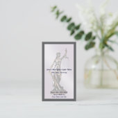 Attorney At Law Lawyer Lady Justice Business Card 名刺 (スタンド正面)