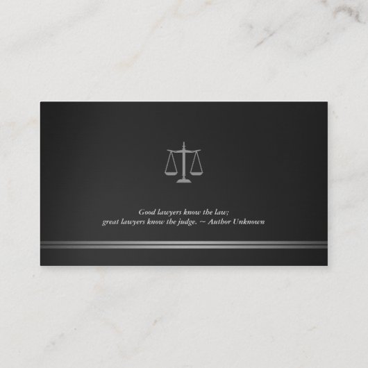 ATTORNEY AT LAW | Professional 名刺 (裏面)