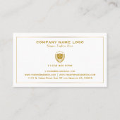 Attorney At Law-Simple Custom Logo 名刺 (裏面)