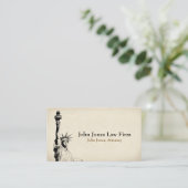 Attorney At Law Statue of Liberty Business Card 名刺 (スタンド正面)