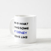 attorney, awesome コーヒーマグカップ (正面左)