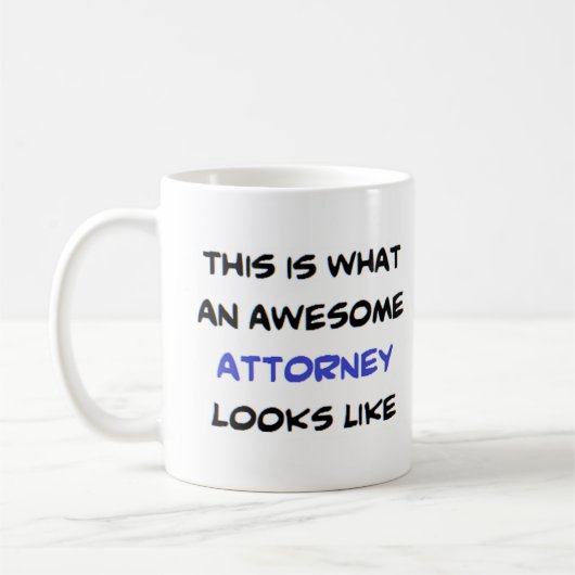 attorney, awesome コーヒーマグカップ (左)