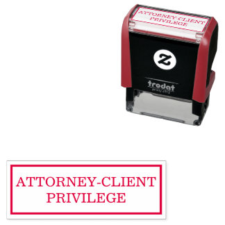 Attorney Client Privilege セルフインキングスタンプ