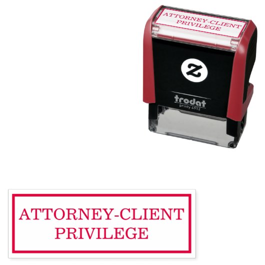 Attorney Client Privilege セルフインキングスタンプ (インサイチュ)