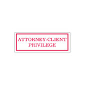 Attorney Client Privilege セルフインキングスタンプ (デザイン)